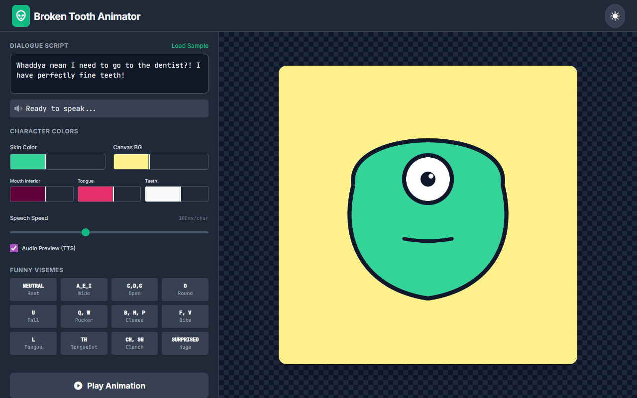 Broken Tooth Animator V0 1