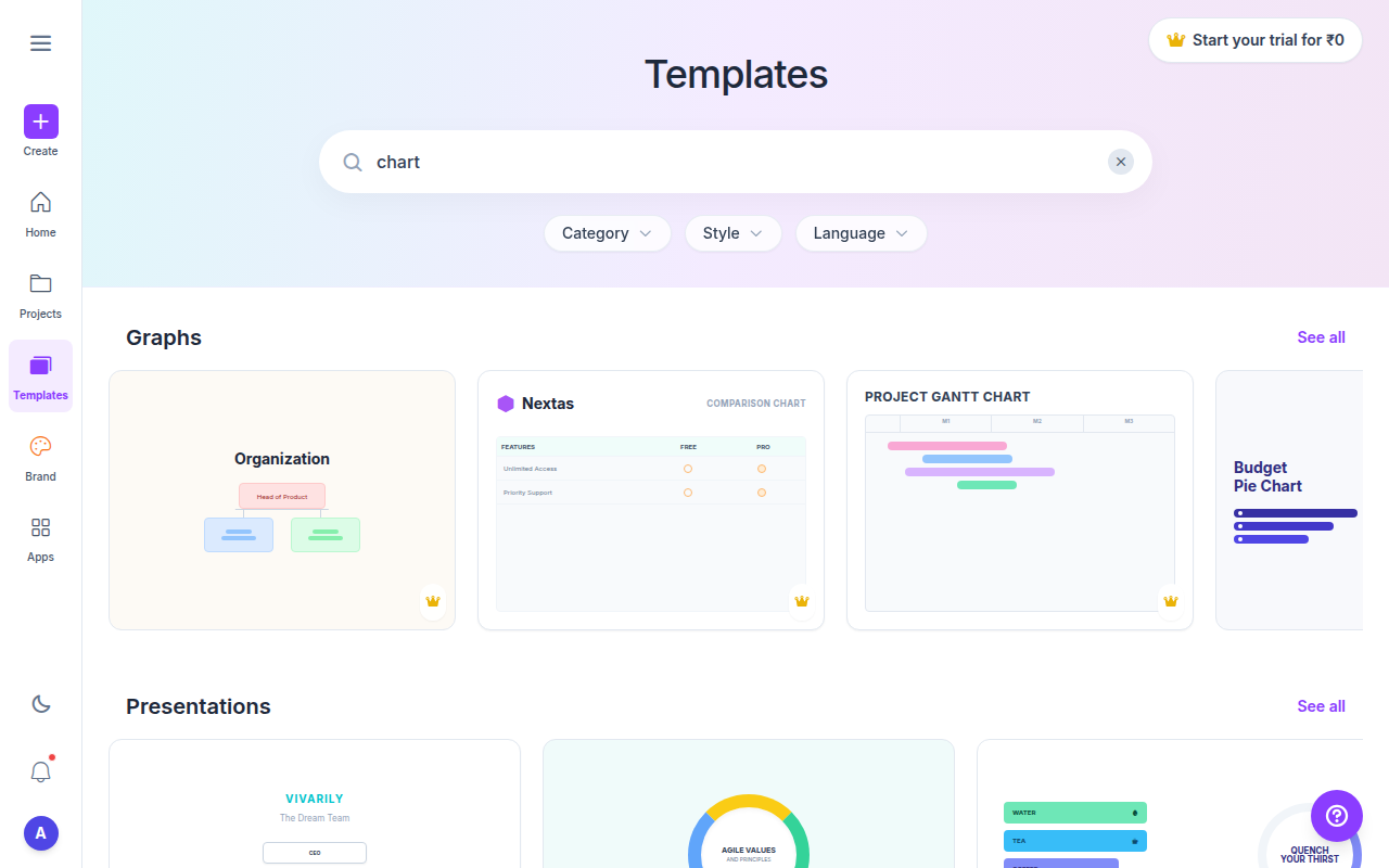 Canva V4 Dark Mode